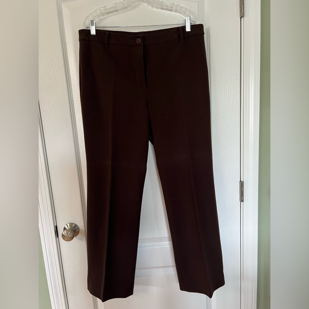 Talbots brown pants sz 16